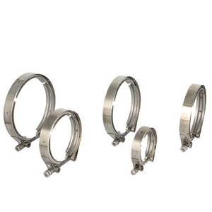 Produsen Cina 2.5 "3.0" 3.5 "4.0" inci baja nirkarat pipa knalpot mobil <span class=keywords><strong>Turbo</strong></span> <span class=keywords><strong>V</strong></span> klem Band - Product Image 4