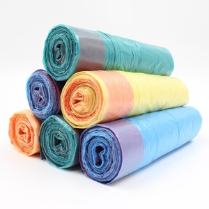 <b>Plastic</b> Drawstring Household Scent ultra Strong Kitchen Trash Bags on <b>Roll</b> Wholesale - Product Image 6