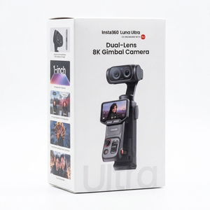 Paquete Insta360 Luna Ultra Endurance, Cámara de Vlogging 4K Resistente al Agua 30m, Lentes Duales Leica, Zoom 12x, Sensor de 1 Pulgada, Desmontable, 2 Pulgadas - Product Image 1