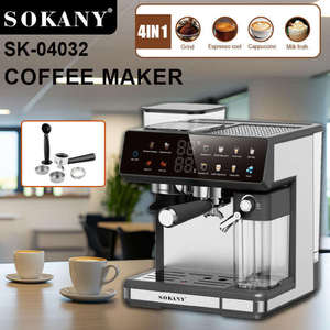 Portable Automatic Espresso <b>Coffee</b> <b>Machine</b> Stainless Steel <b>Touch</b> <b>Screen</b> Froth 20 Bar Brew Household 20 Bar Ensures Rich - Product Image 2