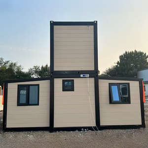 Villa conteneur modulaire mobile sur mesure à double étage de 20 pieds, idéale pour <span class=keywords><strong>appartement</strong></span> familial, hôtel, école, bureau et station balnéaire - Product Image 2