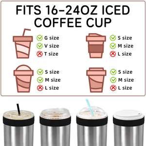 Funda de Silicona Reutilizable para Café Helado con Anillo de Silicona, Compatible con Vasos <span class=keywords><strong>YETI</strong></span>/RTIC/BJPKPK de 30 oz, Suministro Directo de Fábrica al por Mayor - Product Image 5