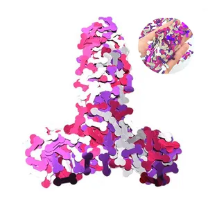 500pcs Small Hen Party Penis Confetti Bachelorette Hen Wedding Adult Birthday Gay lingerie Parties Decorations