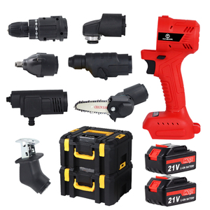 Taladro Atornillador Inalámbrico de Alta Calidad de 21 V y 18 V con Batería de 4.0 Ah, Taladro Eléctrico Inalámbrico Recargable 5 en 1, Kit Compacto de Iones de Litio de 18 V - Product Image 3