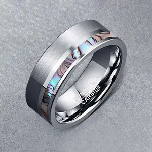 Perhiasan seks mode desain baru OEM harga grosir cincin Kokang tungsten perhiasan untuk pria