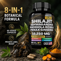 Complément Masculin Extra Fort pour Homme Adulte 8050mg Mélange Actif Santé Reproductive Vitalité Soutien Immunitaire 60 Capsules OEM