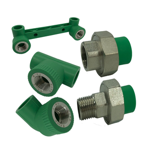 Raccords PPR en T et coudes filetés en laiton et plastique MDT PN25, taille égale, surface lisse, résistants à la corrosion, flexibles pour la <span class=keywords><strong>plomberie</strong></span> - Product Image 1
