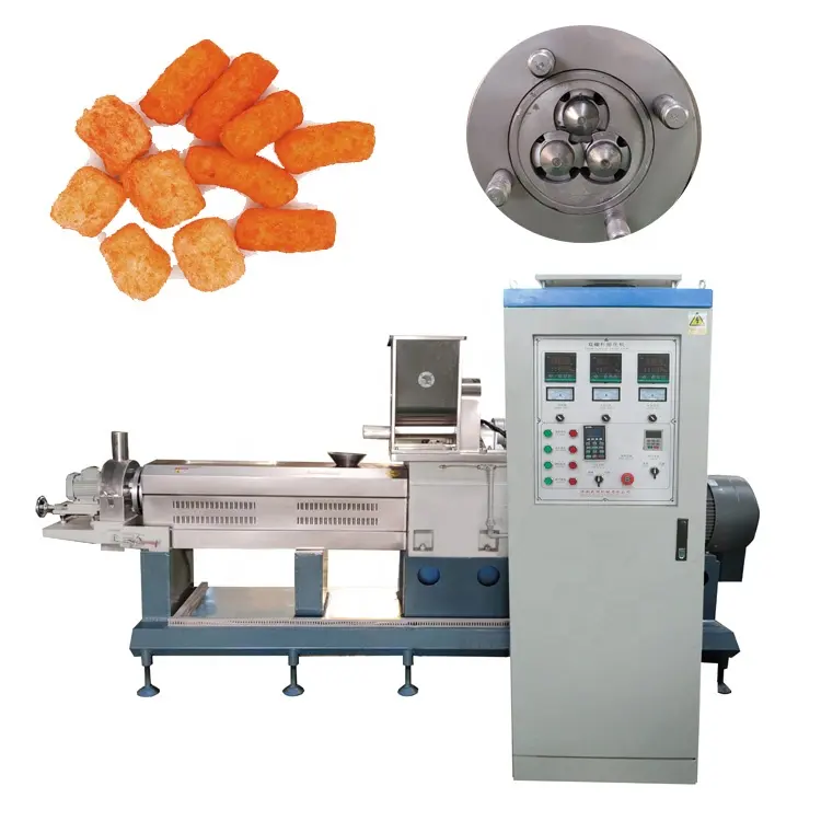 Auto 2023 Sunward Jinan Sunward machine snack pellets machines / core filled snack food production line