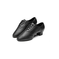 Chaussures de danse latine à bas prix semelle souple PU enfants garçon salle de bal pratique hommes chaussures de valse de danse latine