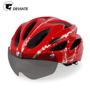 DEVIATE OEM ODM 定制可调节越野自行车头盔，带 11-15 个通风孔，采用 EPS+PC 材料，适用于电动自行车和自行车 - Product Image 1