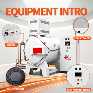 2200 ° Horno de sinterización y desgasificación al vacío con calentamiento por grafito para metalurgia de polvos <span class=keywords><strong>MIM</strong></span>/CIM - Product Image 1