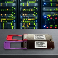 Nouveau module fibre optique QSFP-100G-20KM BIDI à fibre unique, compatible avec les grandes marques d'équipements (paire)