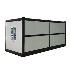 Solar Power System Easily Shipping and Assembly to Build 20FT Expandable Container House Prefab Portable Container House