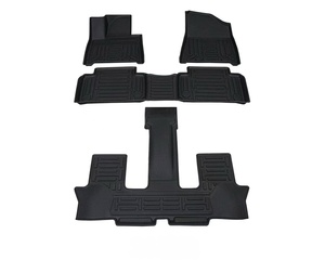 Tapetes de Auto 3D Moldeados en TPE Ecológicos para <span class=keywords><strong>Hyundai</strong></span> Santa Fe, Cobertura Total, Antideslizantes, Resistentes al Desgaste, Lavables, Revestimientos para el Piso Interior del Vehículo - Product Image 1