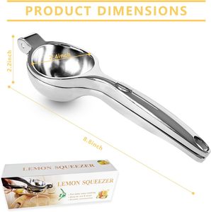 Premium Eco-friendly Dishwasher Safe Stainless Steel Lemon Lime <b>Squeezer</b> Juicer Manual Citrus Press - Product Image 2
