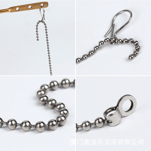โซ่ถังน้ำโถสุขภัณฑ์ Aojiele ทำจากสแตนเลส 304 สำหรับเปลี่ยนวาล์วแบบ Flapper - Product Image 5