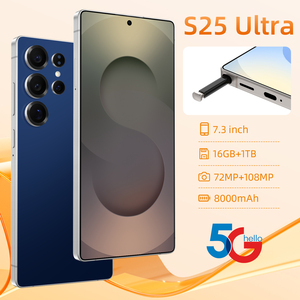 Original S25 siêu điện thoại thông minh 16GB + 1TB 5G Dual Sim điện thoại di động sử dụng điều kiện với màu sắc hiển thị - Product Image 1