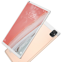 Tablette Android Rose Économique de 8 Pouces, Écran 250 cd/m², Processeur 1.6 GHz, Pour Dessin, Version 8.1