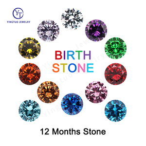 Yingtuo gran oferta 5x5mm trillón corte a máquina corte Zirconia cúbica Color blanco <span class=keywords><strong>piedra</strong></span> CZ suelta precio con tratamiento térmico - Product Image 6