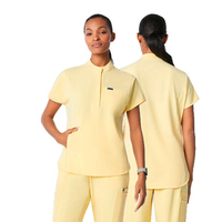 Nouvel ensemble de tenue médicale pour femmes résistant au chlore, en tissu tissé Spandex/Polyester respirant et doux, disponible en nouvelles couleurs