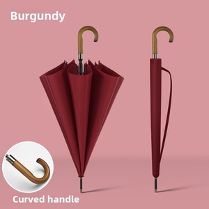 <span class=keywords><strong>Parapluie</strong></span> double <span class=keywords><strong>grande</strong></span> <span class=keywords><strong>taille</strong></span> entièrement automatique coupe-vent pour <span class=keywords><strong>homme</strong></span>, style britannique rétro, avec poignée en bois et crochet, design simple - Product Image 6