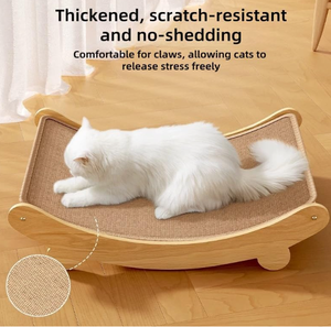 बड़े आधुनिक लकड़ी की बिल्ली खरोंच बोर्ड घोंसला चार सीज़न पालतू बिस्तर पीस पीस के लिए पंजे खरोंच खिलौने - Product Image 5