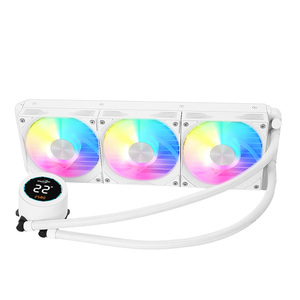 Enfriador de CPU Wanmisle, Radiador Refrigerado por Agua, Negro y Blanco, para Computadora de Escritorio, con Iluminación ARGB Integrada, de Alto Rendimiento - Product Image 1