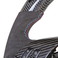 Harga Grosir Langsung Pabrik LED Carbon Steering Wheel M Performance untuk BMW Seri 5 E60 E61 Setir Mobil