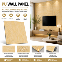 Panneau mural en pierre PU léger, design moderne, imperméable, installation facile en DIY pour la décoration intérieure, fourni par l'usine