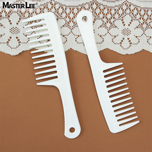 Pettini Bianchi per Taglio <span class=keywords><strong>Capelli</strong></span> Masterlee a Prezzo all'Ingrosso, <span class=keywords><strong>Pettine</strong></span> a Denti Larghi in Plastica con Logo Personalizzato - Product Image 6