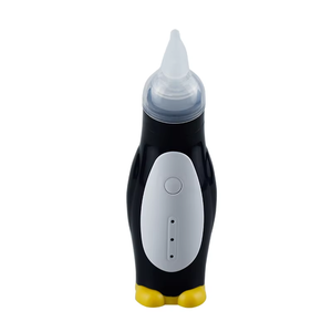 Limpiador de nariz con diseño de pingüino recargable PP y aspirador nasal eléctrico con punta de silicona suave para bebés - Product Image 5