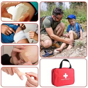 Trousse de premiers secours miniature personnalisée pour voiture, kit de secours pour voyages en plein air, sac de secours pour voyages en voiture - Product Image 5