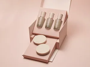Kundendefinierte Luxuskartonbox Verpackung für Geschenk Lippenstift Parfüm Mystery-Parfümflasche mit Schachtel Kosmetikgeschenkverpackung Großhandel