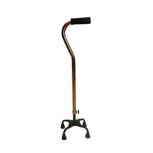 Aluminum Alloy Four Leg Cane Telescopic Adjustable <b>Walking</b> <b>Stick</b> For Elderly Rehabilitation Support - Product Image 2