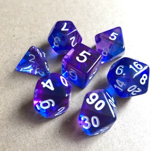 Latest Style High Quality <strong>Colored</strong> Transparent White Rpg Game Acrylic RPG Dungeons Games Polyhedral DnD <strong>Dice</strong> <strong>Set</strong> - Product Image 6