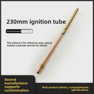 Tubo <span class=keywords><strong>de</strong></span> Encendido <span class=keywords><strong>de</strong></span> <span class=keywords><strong>Cobre</strong></span> <span class=keywords><strong>de</strong></span> 230 mm/Tubo <span class=keywords><strong>de</strong></span> Llama Piloto <span class=keywords><strong>para</strong></span> Estufas <span class=keywords><strong>de</strong></span> GLP/Gas Natural, Quemadores <span class=keywords><strong>de</strong></span> Barro, Resistencia a Temperaturas <span class=keywords><strong>de</strong></span> 800 °C - Product Image 1