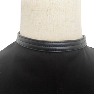 Mantella da Barbiere Professionale <span class=keywords><strong>Unisex</strong></span> con Bottoni a Pressione Regolabili, Logo Personalizzabile, Nera, per Salone di Bellezza e Parrucchiere - Product Image 2