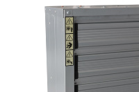Ventilateur de refroidissement d'évacuation pour serre avicole à ventilation industrielle, lame en acier inoxydable, ventilateur axial à courant alternatif