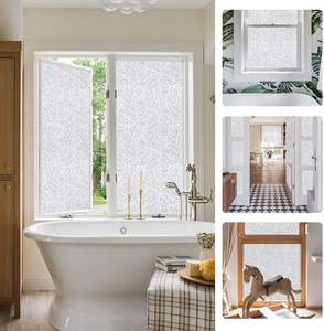 Película de <span class=keywords><strong>Privacidad</strong></span> para <span class=keywords><strong>Ventanas</strong></span> con Patrón de Hojas, PVC, para <span class=keywords><strong>Ventanas</strong></span> de Vidrio, Sin Pegamento, Autoadhesiva, Anti-UV, Bloqueador Solar, Pegatinas Decorativas para Baño - Product Image 6