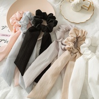 नई गर्म बिक्री शैली Scrunchies सेट खेल लोचदार बाल बैंड सादे scrunchies बाल थोक