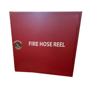 Fire Fighting Equipment Fire Hose Reel Cabinet 1.2mm Thickness