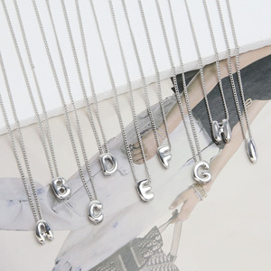 สร้อยคอจี้<span class=keywords><strong>ชื่อ</strong></span>ตัวอักษร A ถึง Z ชุบทอง 18k ทำจากทองเหลือง แฟชั่นสำหรับผู้หญิง - Product Image 2