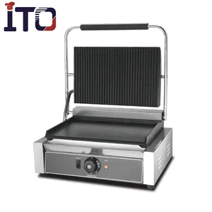 Attrezzature industriali Sandwich Panini contatto Grill grande griglia elettrica per ristorante # ASQ 811