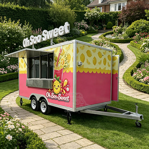 Heavy Duty Pizza Trailer Custom Fried Chicken Food Truck VIN Commercial <b>Kitchen</b> - Product Image 1