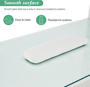 Salon des ongles meubles bureau des ongles avec dépoussiéreur <span class=keywords><strong>table</strong></span> de <span class=keywords><strong>manucure</strong></span> vernis à ongles support tiroirs <span class=keywords><strong>table</strong></span> - Product Image 5