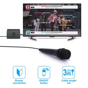 Có Dây <span class=keywords><strong>Microphone</strong></span> Với Mic Cho Chuyển Đổi Wiies Xbox Một Cầm Tay <span class=keywords><strong>Karaoke</strong></span> <span class=keywords><strong>Microphone</strong></span> - Product Image 5