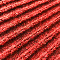 Tapis d'entrée commercial extérieur lavable, technique jacquard à double nervure, support PVC antidérapant, adapté aux animaux domestiques, pour porte