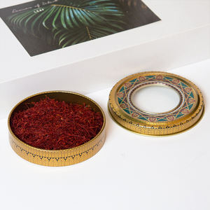 थोक अनुकूलन योग्य खाली मसाला भंडारण बॉक्स 10 ग्राम स्पेनिश टिनप्लेट कंटेनर पुनर्नवीनीकरण pvc-मुक्त केसर बॉक्स - Product Image 6