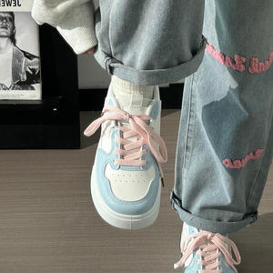 Moda mocassini leggeri rosa blu <span class=keywords><strong>Sneakers</strong></span> Casual stile coreano da <span class=keywords><strong>donna</strong></span> - Product Image 3