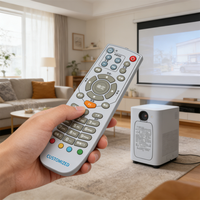 Grüne Box 37C Universelle Intelligente TV-Fernbedienung mit AAA-Batterie 4 Tasten Silikon-Tastatur für TV & Hausautomation